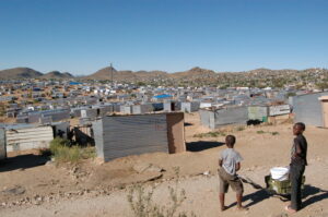 Katutura - Slum vor Windhoeks Toren